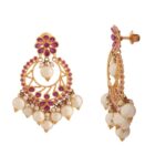 ER006(Trenditional pearl drop 22kt earring) ER006(Trenditional pearl drop 22kt earring)