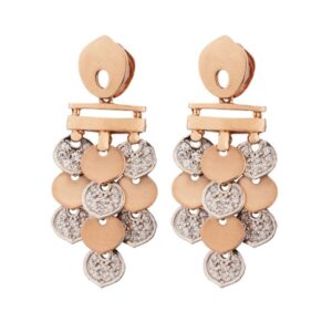 ER013 (Dual coin design 18kt earring) ER013 (Dual coin design 18kt earring)