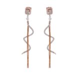 ER018 (Baguette long 18kt earring) ER018 (Baguette long 18kt earring)