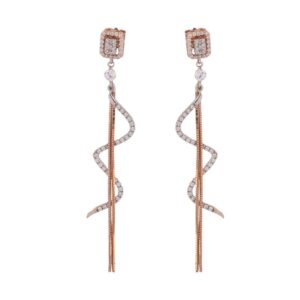 ER018 (Baguette long 18kt earring) ER018 (Baguette long 18kt earring)