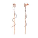 ER018 (Baguette long 18kt earring) ER018 (Baguette long 18kt earring)