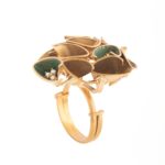 RING004 (Petal fold 22kt earring) RING004 (Petal fold 22kt earring)