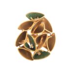 RING004 (Petal fold 22kt earring) RING004 (Petal fold 22kt earring)
