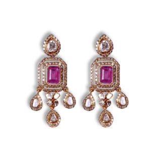 Rose Polki Earring Rose Polki Earring