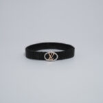 Lv black band 18kt bracelet Lv black band 18kt bracelet