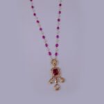 Polki Necklace to Celebrate Timeless Love with Rose Pendant Polki Necklace to Celebrate Timeless Love with Rose Pendant