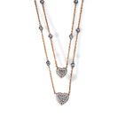 Romantic 18kt Swarovski Heart Pendant Romantic 18kt Swarovski Heart Pendant