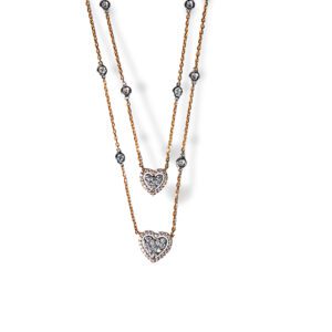 Romantic 18kt Swarovski Heart Pendant Romantic 18kt Swarovski Heart Pendant