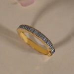 18K Yellow Gold Baguette CZ Eternity Band 18K Yellow Gold Baguette CZ Eternity Band
