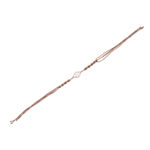 Modern Rakhi for Brother | Rose Gold "Bhai" Bracelet Modern Rakhi for Brother | Rose Gold "Bhai" Bracelet
