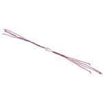 Bro Script Rakhi in Rose Gold on Purple Cord Bro Script Rakhi in Rose Gold on Purple Cord